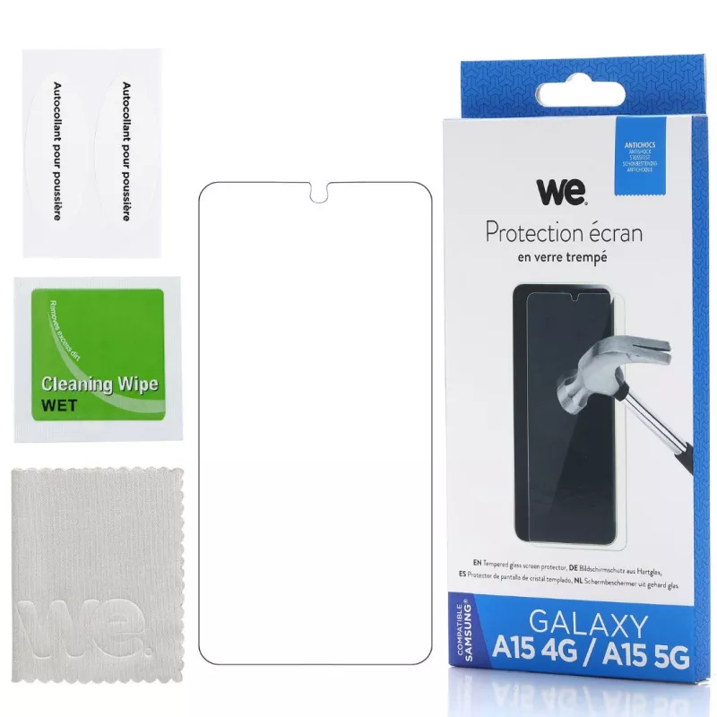 WE verre trempé SAMSUNG A15 4G / A15 5G
