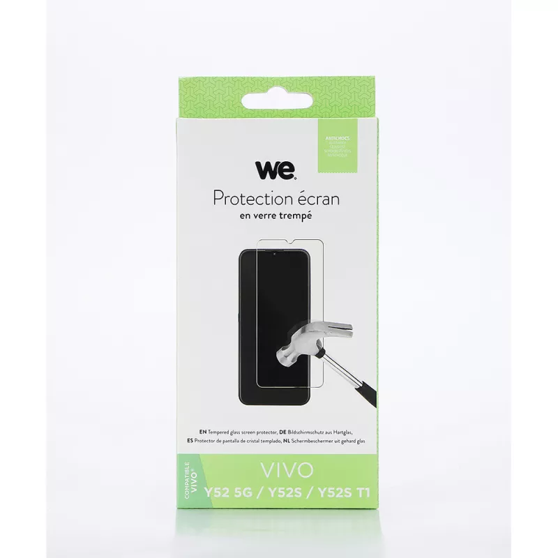 WE Verre trempé VIVO Y52 5G / Y52S / Y52S T1