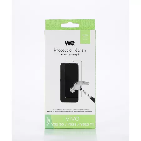 WE Verre trempé VIVO Y52 5G / Y52S / Y52S T1