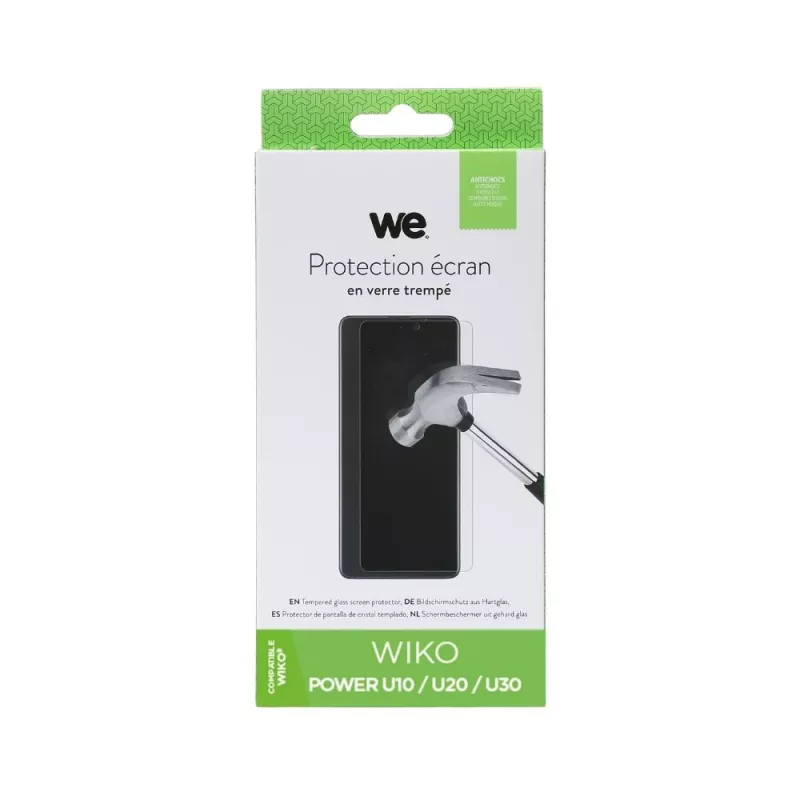 WE Verre trempé WIKO POWER U10 / U20 / U30