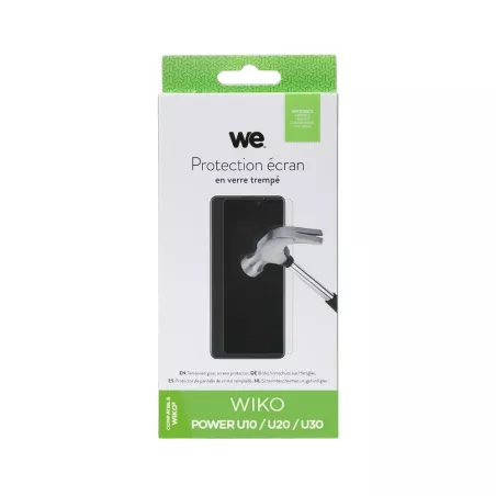 WE Verre trempé WIKO POWER U10 / U20 / U30
