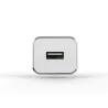 WE Bundle chargeur allume-cigare + câble Lightning 1.5m - chargeur 1USB 3.6A - 18W - câble détachable & torsadé - Blanc