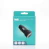 Chargeur allume-cigare WE - 1 ports USB et 1 port USB-C - 60W max - Protocole PPS - Noir