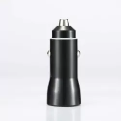 WE Chargeur allume-cigare 1 port USB-C - 20W/3A - avec câble USB-C/USB-C torsadé 1.50m - noir