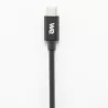 WE Chargeur allume-cigare 1 port USB-C - 20W/3A - avec câble USB-C/USB-C torsadé 1.50m - noir
