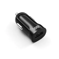 Bundle charg voit+ câble USB / USBC chargeur 1USB x 2.4A - câble 1.20m Noir - câble détachable & torsadé