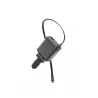 Chargeur allume cigare inclinable WE - 2 câbles USB-C rétractables 0,7m, 1 port USB-C et 1 port USB - 85W max