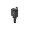 Chargeur allume cigare inclinable WE - 2 câbles USB-C rétractables 0,7m, 1 port USB-C et 1 port USB - 85W max