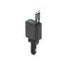 Chargeur allume cigare inclinable WE - 2 câbles USB-C rétractables 0,7m, 1 port USB-C et 1 port USB - 85W max