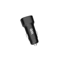Chargeur allume-cigare WE - 2 ports USB-C - 60W max - Protocole PPS - Noir