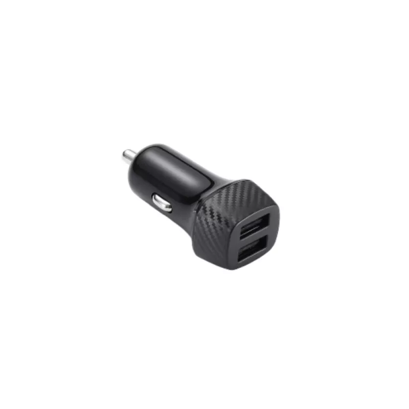 Chargeur allume-cigare 2 USB 2 ports USB 2.1A + 1A noir