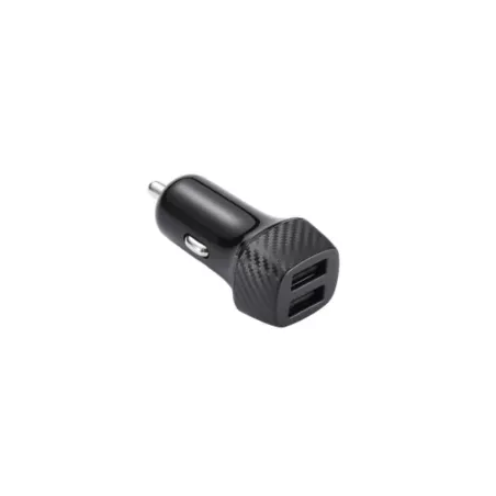Chargeur allume-cigare 2 USB 2 ports USB 2.1A + 1A noir