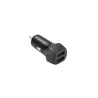 Chargeur allume-cigare 2 USB 2 ports USB 2.1A + 1A noir
