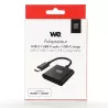 WE Adaptateur USB C vers USB C x2, adaptateur 2 en 1 charge et audio spécialement conçu pour appareils en USB C