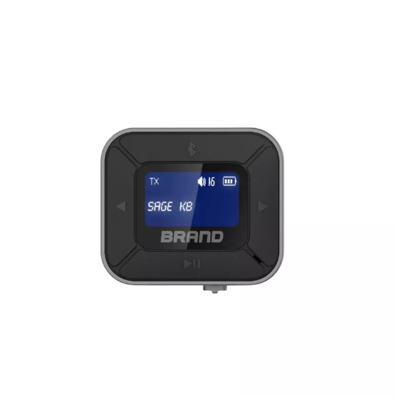 Receveur / Emetteur Bluetooth WE Bluetooth V5.0, écran d'affichage, connexion avec 2 appareils BT simultanément, noir