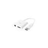 WE Adaptateur USB C vers USB C et Jack femelle 3,5mm, adaptateur 2 en 1 charge et audio spécialement conçu pour appareils en…