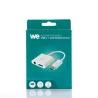 WE Adaptateur USB C vers USB C et Jack femelle 3,5mm, adaptateur 2 en 1 charge et audio spécialement conçu pour appareils en…