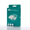 WE Adaptateur USB C vers USB C et Jack femelle 3,5mm, adaptateur 2 en 1 charge et audio spécialement conçu pour appareils en…