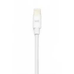 Bundle Chargeur USB A + câble Lightning / USB A - Chargeur secteur 2.4A 12W total + câble 1m blanc