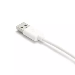 Bundle Chargeur USB A + câble Lightning / USB A - Chargeur secteur 2.4A 12W total + câble 1m blanc
