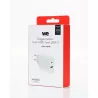 Chargeur secteur WE 1 Port USB + 1 Port USB-C, Total 65W, Power Delivery, coloris blanc.