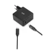 WE Bundle chargeur USB-C + câble USB-C/USB-C 2m - Chargeur 1 port USB-C 100W - PD 3.0/QC3.0 - noir