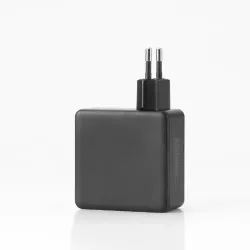 WE Bundle chargeur USB-C + câble USB-C/USB-C 2m - Chargeur 1 port USB-C 100W - PD 3.0/QC3.0 - noir