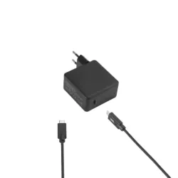 WE Bundle chargeur USB-C + câble USB-C/USB-C 2m - Chargeur 1 port USB-C 100W - PD 3.0/QC3.0 - noir