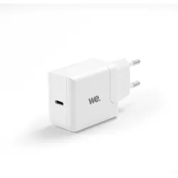 WE Bundle Chargeur Secteur + Câble Chargeur : Câble USB-C/Lightning Sortie Max 20W / Power Delivery 3.0 Mince, léger et…
