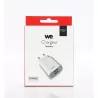 Chargeur secteur WE 2 Ports USB-A Chargeur Mural (5V/2.1A Max) 10W, coloris blanc