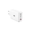 Chargeur secteur WE GaN 3 ports USB-C 1 port USB - 140W - Blanc