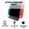Batterie de secours pour Nintendo SWITCH - 10000mAh - 1 USB + 1 USB-C 3.1A - charge par micro USB