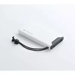 Batterie de secours WE, Power Bank, 10 000 mAh, couleur BLANC 1 port USB-A +1 port USB-C / 18W Charge rapide