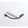 Batterie de secours WE, Power Bank, 10 000 mAh, couleur BLANC 1 port USB-A +1 port USB-C / 18W Charge rapide