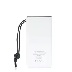 Batterie de secours WE, Power Bank, 10 000 mAh, couleur BLANC 1 port USB-A +1 port USB-C / 18W Charge rapide