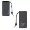 Batterie de secours WE, Power Bank, 10 000 mAh, couleur NOIR 1 port USB-A +1 port USB-C / 18W Charge rapide