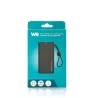 Batterie de secours WE, Power Bank, 10 000 mAh, couleur NOIR 1 port USB-A +1 port USB-C / 18W Charge rapide