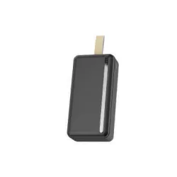 Batterie de secours 30000mAh 3 ports - 1 port USB-C + 2 ports USB A - fast charge 18W/20W - câble USB/USB-C 20cm inclus - noir