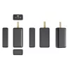 Batterie de secours 30000mAh 3 ports - 1 port USB-C + 2 ports USB A - fast charge 18W/20W - câble USB/USB-C 20cm inclus - noir