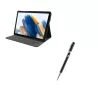 WE Bundle avec étui protection tab/film protection écran/stylet - Compatible Samsung Galaxy Tab A8 10.5 pouces - Etui en…