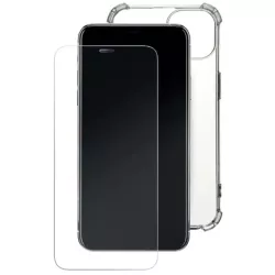 WE PACK verre trempé et coque de protection transparente IPHONE 11