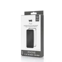 WE PACK verre trempé et coque de protection transparente IPHONE 7 / 8 / SE 2020 / SE 2022