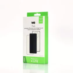 WE PACK verre trempé et coque de protection transparente HONOR MAGIC 4 LITE