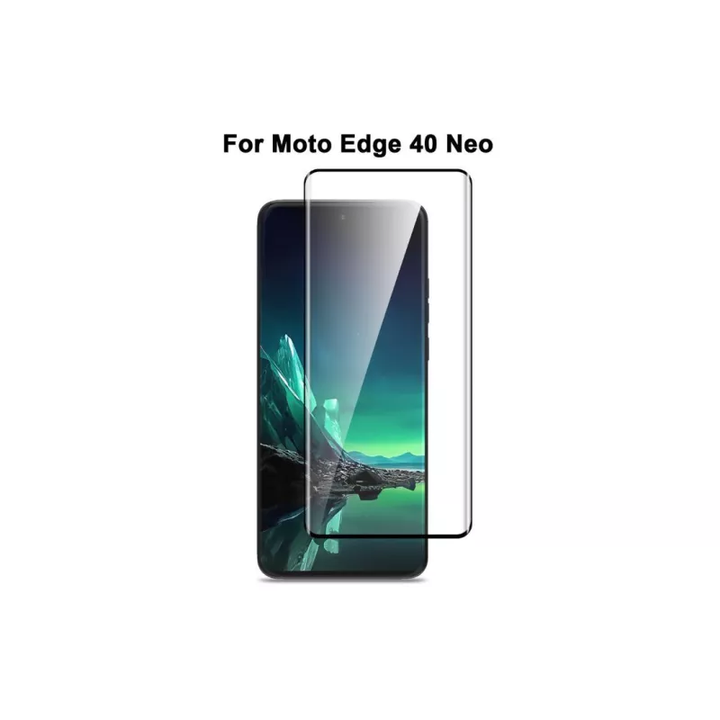 WE PACK verre trempé + coque de protection transparente MOTOROLA EDGE 40 NEO