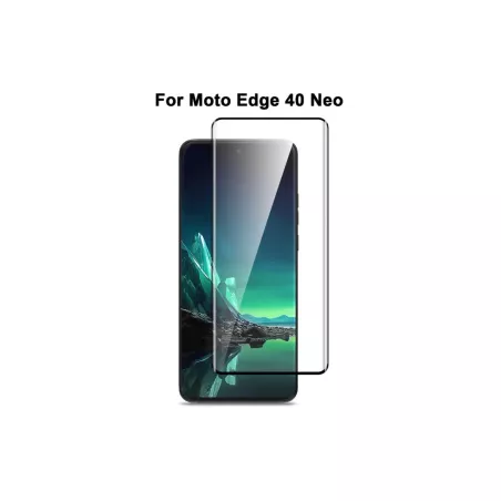 WE PACK verre trempé + coque de protection transparente MOTOROLA EDGE 40 NEO