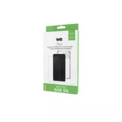 WE PACK verre trempé et coque de protection transparente MOTOROLA MOTO G56 5G