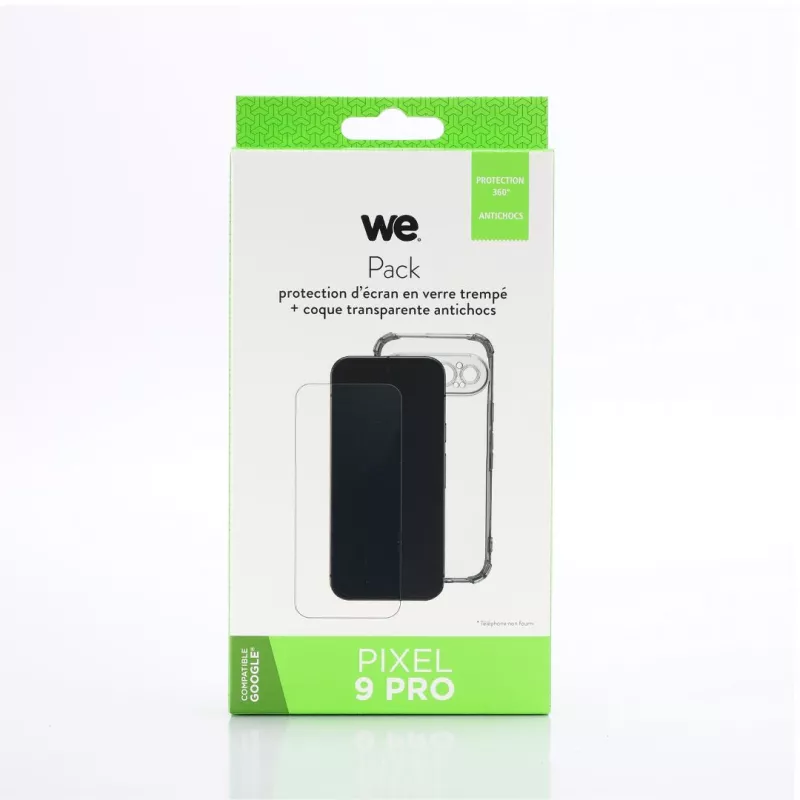 WE PACK verre trempé et coque de protection transparente OPPO A40