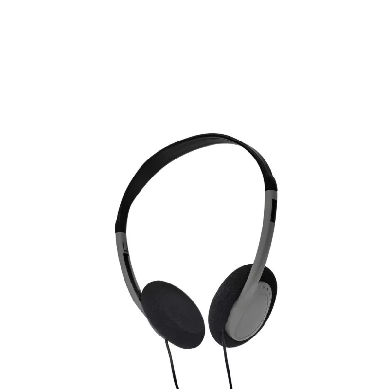 Casque filaire ONE, 1.2m, connecteur jack, bi-color noir / gris