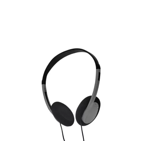 Casque filaire ONE, 1.2m, connecteur jack, bi-color noir / gris