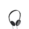 Casque filaire ONE, 1.2m, connecteur jack, bi-color noir / gris